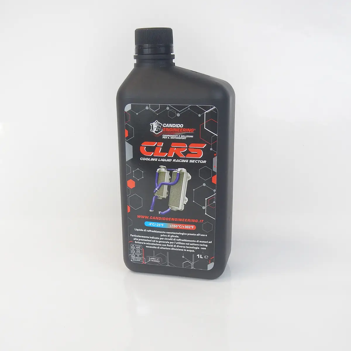 Liquido Radiatore Nanotecnologico "CLRS" per Racing/Pista - Temperatura -4°C a +150°C - Flacone da 1000ml